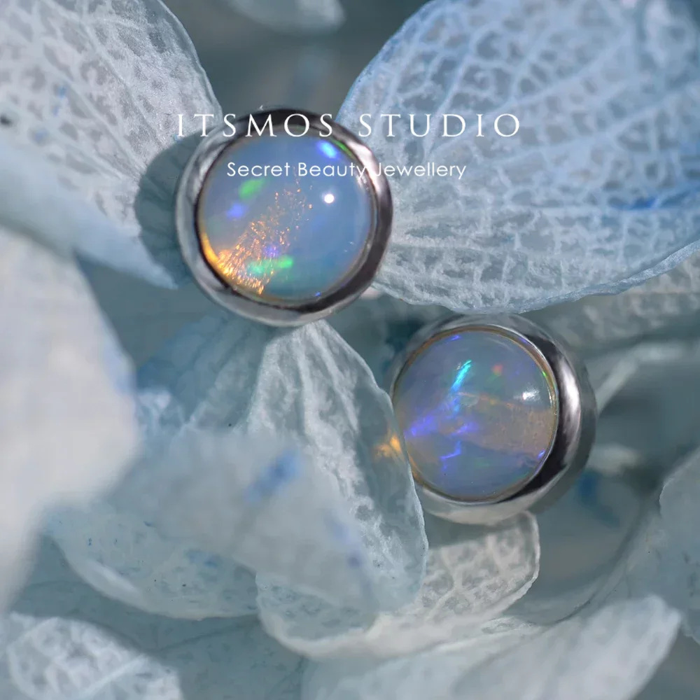 ITSMOS Natural Gemstone Opal 6 - Opal Earrings Dangle recension och pris