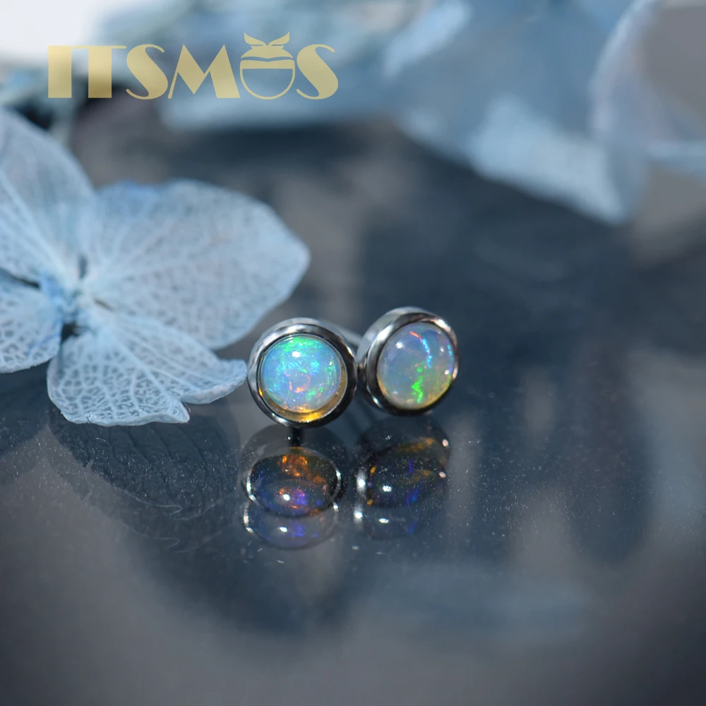 ITSMOS Natural Gemstone Opal 6 - Opal Earrings Dangle recension och pris