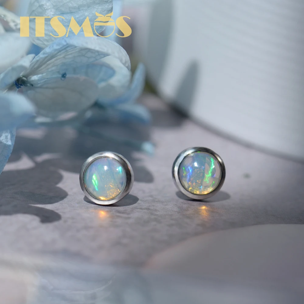 ITSMOS Natural Gemstone Opal 6 - Opal Earrings Dangle recension och pris