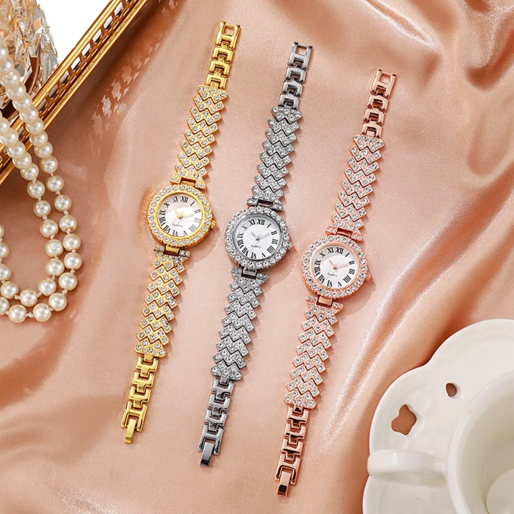 2026 5pcs Elegant Rhinestone W - Jewelry Box Watches Bracelets recension och pris